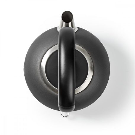 Elektromos vízforraló | 1.7 l | Rozsdamentes Acél | Szürke | Hőmérséklet jelző | 360 fokban elfogatható | Rejtett fűtőszál | Strix® vezérlő | Üresen forralás elleni védelem