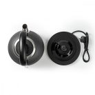 Elektromos vízforraló | 1.7 l | Rozsdamentes Acél | Szürke | Hőmérséklet jelző | 360 fokban elfogatható | Rejtett fűtőszál | Strix® vezérlő | Üresen forralás elleni védelem