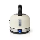 Elektromos vízforraló | 1.7 l | Rozsdamentes Acél | Fehér | Hőmérséklet jelző | 360 fokban elfogatható | Rejtett fűtőszál | Strix® vezérlő | Üresen forralás elleni védelem