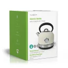 Elektromos vízforraló | 1.7 l | Rozsdamentes Acél | Fehér | Hőmérséklet jelző | 360 fokban elfogatható | Rejtett fűtőszál | Strix® vezérlő | Üresen forralás elleni védelem