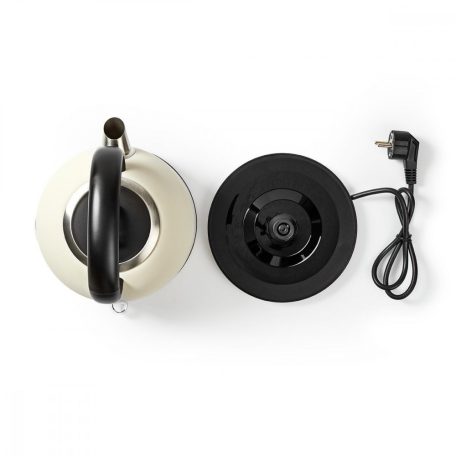 Elektromos vízforraló | 1.7 l | Rozsdamentes Acél | Fehér | Hőmérséklet jelző | 360 fokban elfogatható | Rejtett fűtőszál | Strix® vezérlő | Üresen forralás elleni védelem