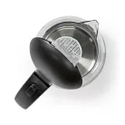 Elektromos vízforraló | 1.7 l | Üveg | Fekete | 360 fokban elfogatható | Rejtett fűtőszál | Strix® vezérlő | Üresen forralás elleni védelem