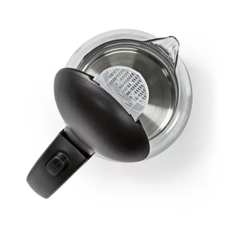 Elektromos vízforraló | 1.7 l | Üveg | Fekete | 360 fokban elfogatható | Rejtett fűtőszál | Strix® vezérlő | Üresen forralás elleni védelem