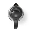 Elektromos vízforraló | 1.7 l | Rozsdamentes Acél | Alumínium / Fekete | 360 fokban elfogatható | Rejtett fűtőszál | Strix® vezérlő | Üresen forralás elleni védelem