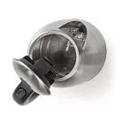 Elektromos vízforraló | 1.7 l | Rozsdamentes Acél | Ezüst / Fekete | 360 fokban elfogatható | Rejtett fűtőszál | Strix® vezérlő | Üresen forralás elleni védelem