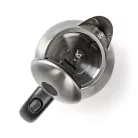 Elektromos vízforraló | 1.7 l | Rozsdamentes Acél | Ezüst / Fekete | 360 fokban elfogatható | Rejtett fűtőszál | Strix® vezérlő | Üresen forralás elleni védelem