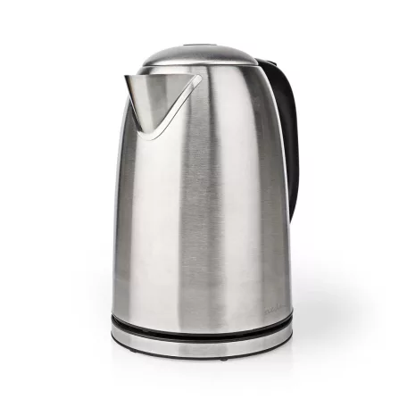 Elektromos vízforraló | 1.7 l | Rozsdamentes Acél | Ezüst / Fekete | 360 fokban elfogatható | Rejtett fűtőszál | Strix® vezérlő | Üresen forralás elleni védelem