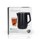 Elektromos vízforraló | 1.5 l | Műanyag | Fekete | 360 fokban elfogatható | Rejtett fűtőszál | Strix® vezérlő | Üresen forralás elleni védelem