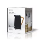 Elektromos vízforraló | 1.7 l | Puha Borítás | Fekete | 360 fokban elfogatható | Rejtett fűtőszál | Strix® vezérlő | Üresen forralás elleni védelem