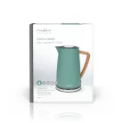 Elektromos vízforraló | 1.7 l | Puha Borítás | Zöld | 360 fokban elfogatható | Rejtett fűtőszál | Strix® vezérlő | Üresen forralás elleni védelem