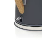 Elektromos vízforraló | 1.7 l | Puha Borítás | Szürke | 360 fokban elfogatható | Rejtett fűtőszál | Strix® vezérlő | Üresen forralás elleni védelem