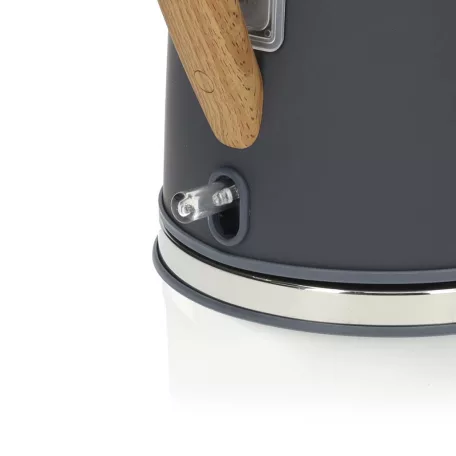 Elektromos vízforraló | 1.7 l | Puha Borítás | Szürke | 360 fokban elfogatható | Rejtett fűtőszál | Strix® vezérlő | Üresen forralás elleni védelem