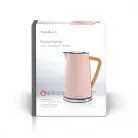 Elektromos vízforraló | 1.7 l | Puha Borítás | Rózsaszín | 360 fokban elfogatható | Rejtett fűtőszál | Strix® vezérlő | Üresen forralás elleni védelem