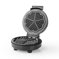   Gofrisütő | 5 Heart shaped waffles | 19 cm | 1000 W | Automatikus hőmérséklet-szabályozással | Alumínium / Műanyag