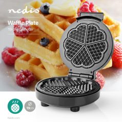   Gofrisütő | 5 Heart shaped waffles | 19 cm | 1000 W | Automatikus hőmérséklet-szabályozással | Alumínium / Műanyag