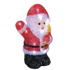   Home KDA 11 akril mikulás, 16 db LED, IP44, színes, kültéri, beltéri