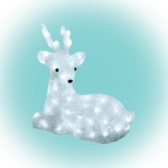   Home KDA 7 akril rénszarvas, 64 LED, IP44, kültéri, beltéri