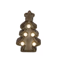   Home KDC 15/T LED-es kerámia fenyőfa asztali dísz, 5 db LED