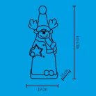 LED-es kerámia figura