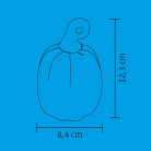 LED-es kerámia figura, tök