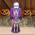 Home KD 150 CS felfújható halloween csontváz, 152 cm, belső LED projektorral, beépített ventilátor, kül- és beltéri