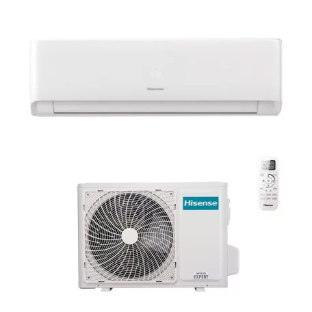 Hisense Eco Comfort PRO KE35YR3E 3,5kW split klíma, beépített WiFi, csepptálca fűtés, UVC sterilizálás hűtő-fűtő légkondicionáló WINGS COMFORT