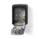 NEDIS Zár | Kulcsszéf | Kombinált lezárása | Kül és Beltéri | 2 Kulccsal | Fekete / Szürke