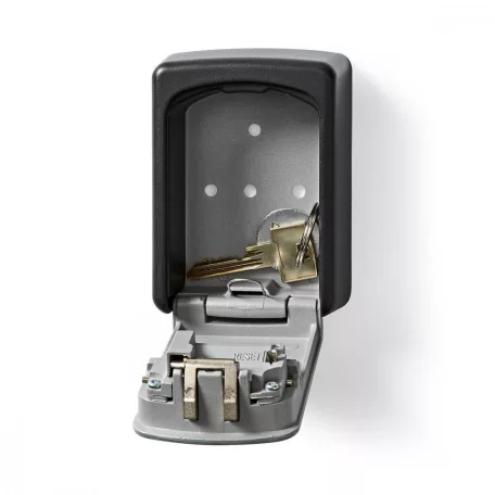 NEDIS Zár | Kulcsszéf | Kombinált lezárása | Kül és Beltéri | 2 Kulccsal | Fekete / Szürke
