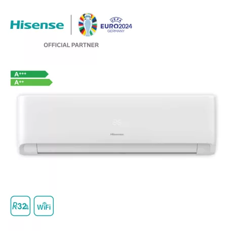 Hisense Energy Expert Plus  KF35XR0E 3,6kW mono oldalfali hűtő-fűtő klíma szett A+++ fűtésre optimalizált WIFI-s hőszívattyús légkondícionáló scop4,6