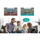 Hisense Energy Expert Plus  KF35XR0E 3,6kW mono oldalfali hűtő-fűtő klíma szett A+++ fűtésre optimalizált WIFI-s hőszívattyús légkondícionáló scop4,6