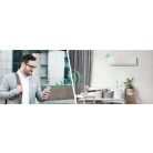 Hisense Energy Expert Plus  KF50BS0EG 5,2 kW mono oldalfali hűtő-fűtő klíma szett A+++ fűtésre optimalizált WIFI-s hőszívattyús légkondícionáló scop4,6