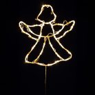 HOME KID501WW angyal ablakdísz, 35 db melegfehér LED, időzítő, kül- és beltéri kivitel