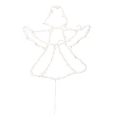   HOME KID501WW angyal ablakdísz, 35 db melegfehér LED, időzítő, kül- és beltéri kivitel