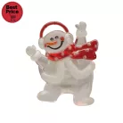 Home KID 322 LED-es ablakdísz, 1 db LED, öntapadós, hóember, színváltó