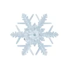 Home KID 331/WH LED-es hópehely ablakdísz, beltéri kivitel, öntapadós, hidegfehér LED