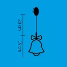 Home KID 415 harang ablakdísz, 8 db LED, öntapadós elemtartó