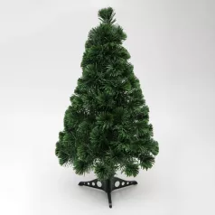   HOME KIX80LED LED-es műfenyő, 80 cm, optikai szálas, folyamatos színváltás, műanyag talp, hálózati tápellátás, beltéri kivitel