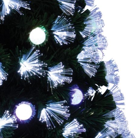 Optikai szálas műfenyő EVA gömbökkel, 120 cm