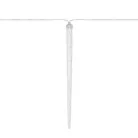 HOME KJL288 jégcsap fényfüzér, 3,5m hosszú, 288db hidegfehér SMD LED, 8db jégcsap/36db LED, hálózati adapter, kül- és beltéri kivitel