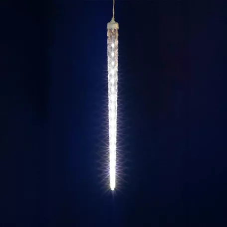 HOME KJL288 jégcsap fényfüzér, 3,5m hosszú, 288db hidegfehér SMD LED, 8db jégcsap/36db LED, hálózati adapter, kül- és beltéri kivitel