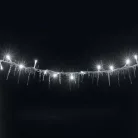 Home KLG 50 LED-es jégcsap fényfüzér, kül- és beltéri kivitel, 50 db hidegfehér LED, füzér hossza 2,5 m
