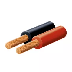   SAL KLS 0,75 hangszóróvezeték, piros-fekete, 2 x 0,75 mm2, 0,15 mm elemi szál, 100 m/ tekercs