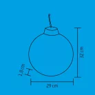 Home KLW 32 ablakdísz, ajtódísz, fa, 6 db LED, lézervágott, kapcsolható