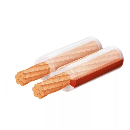 SAL KL 2,5T hangszóróvezeték, átlátszó, 2 x 2,5 mm2, 0,1 mm elemi szál, 50 m/ tekercs