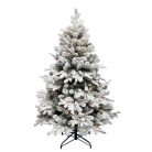 HOME KMF8LED210 havas műfenyő LED-ekkel, 210 cm, 350 db melegfehér LED, 3D+2D tűlevelek, fém talp, adapteres tápellátás, beltéri kivitel