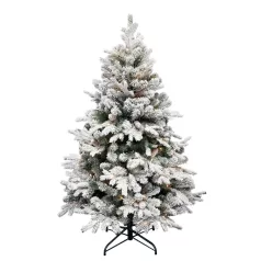   HOME KMF8LED210 havas műfenyő LED-ekkel, 210 cm, 350 db melegfehér LED, 3D+2D tűlevelek, fém talp, adapteres tápellátás, beltéri kivitel