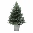Home KMF90BLED elemes műfenyő LED-ekkel, 100db melegfehér LED, 90cm magas, 3D és 2D tűlevelek, elemes tápellátás, beltéri kivitel