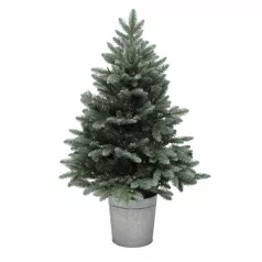   Home KMF90BLED elemes műfenyő LED-ekkel, 100db melegfehér LED, 90cm magas, 3D és 2D tűlevelek, elemes tápellátás, beltéri kivitel