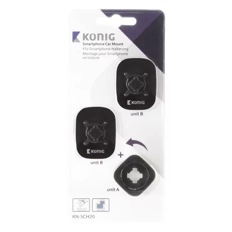 Okostelefon Autós Tartó 360 ° Rögzített