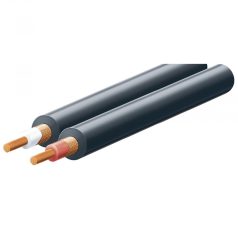   SAL KN 6 árnyékolt vezeték, 2 ér, 0,08 mm2, fekete, 100 m/ tekercs
